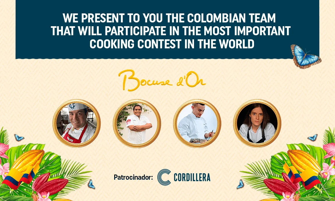 Imagen de Colombia for the first time at the Bocuse d’or final